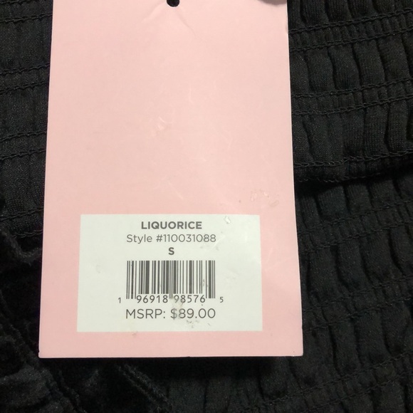 Juicy Couture Black Strapless Velour Pull-on Mini Dress Women’s Size Small - Picture 8 of 8